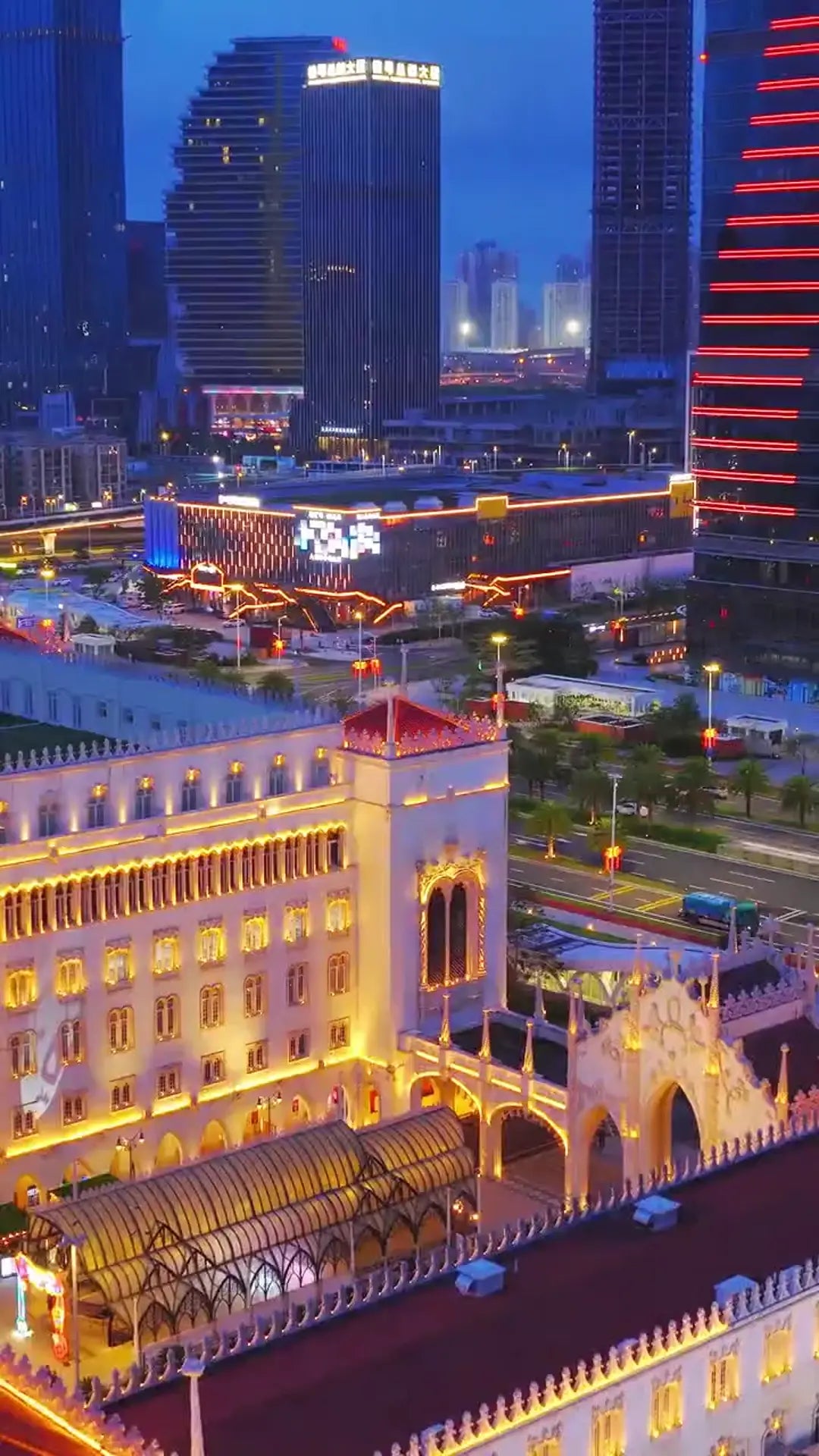 Zhuhai city and bridge skyline