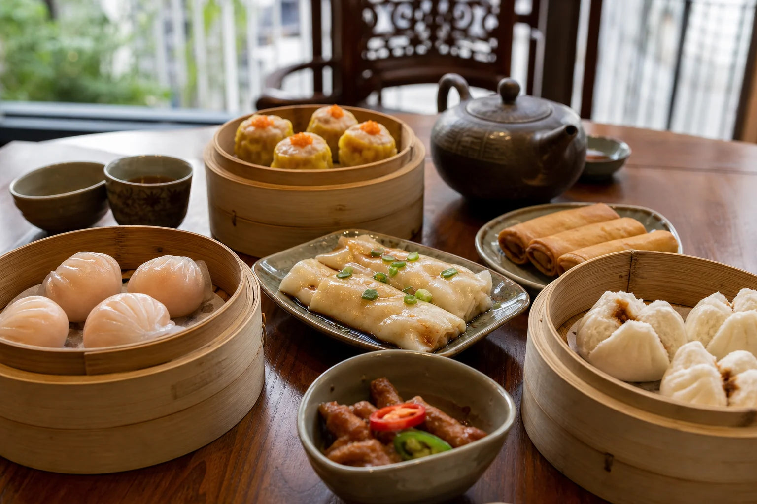 Cantonese morning tea breakfast